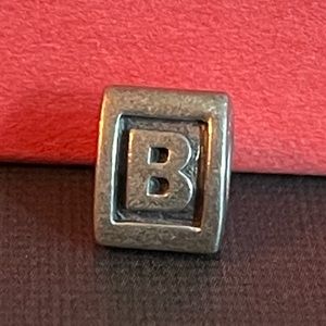 Pandora Block B charm